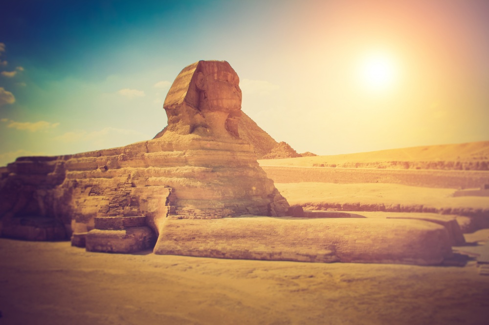 Velká Sfinga v Gize