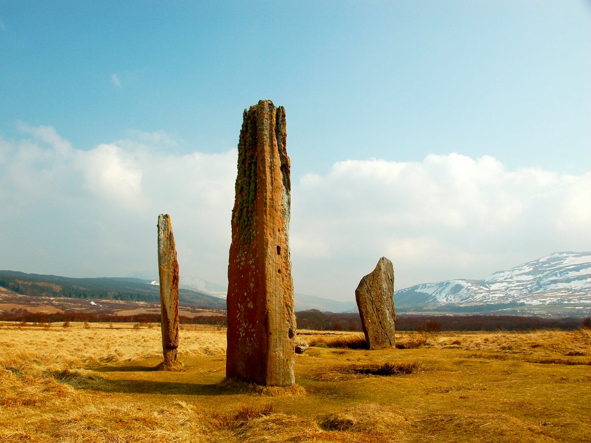 Machrie Moor Stone Circle, Arran, Skotsko